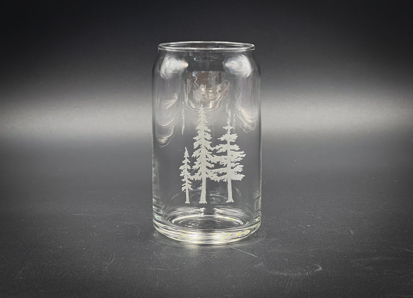 3 Trees - 16 oz Can Glass