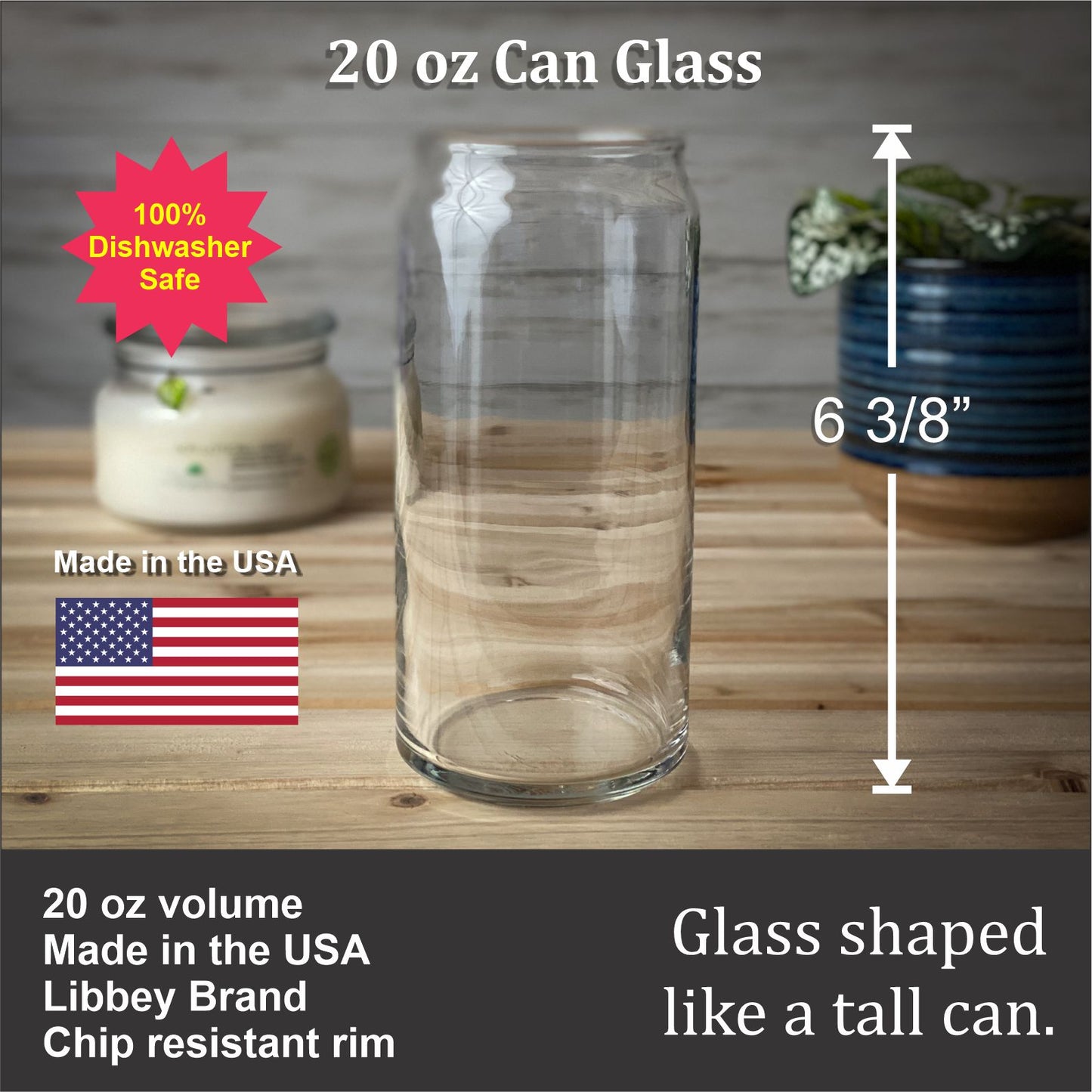 Get a Quote Can Glasses 16 or 20 ounces