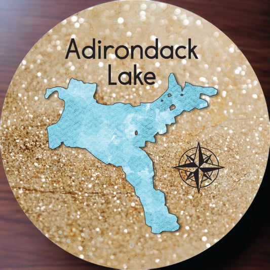 Adirondack Lake - Sandstone Coaster