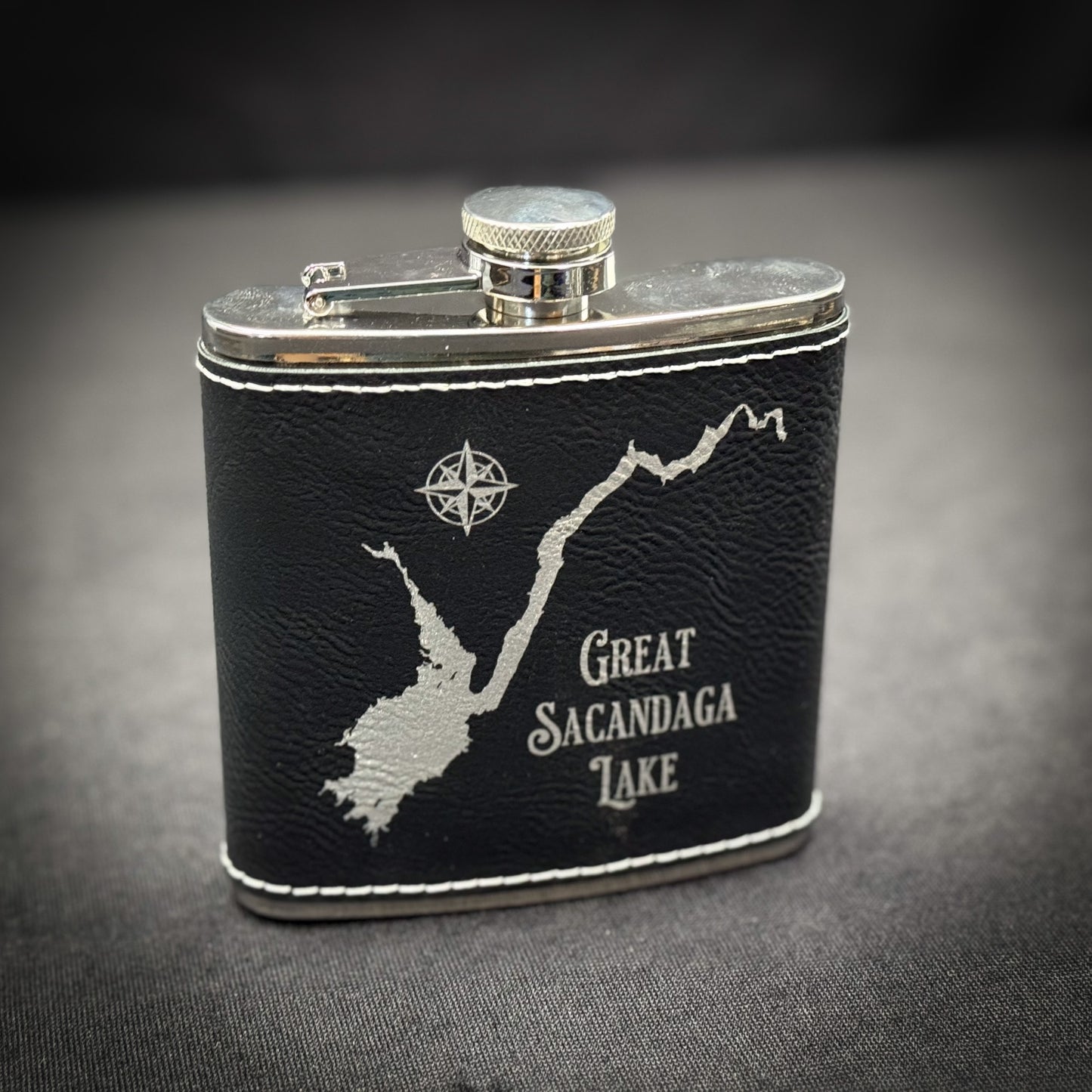 Make My Lake Custom 6 oz Flask