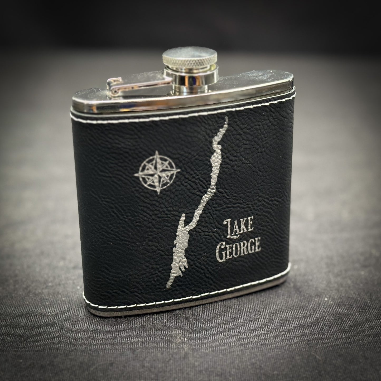 Make My Lake Custom 6 oz Flask