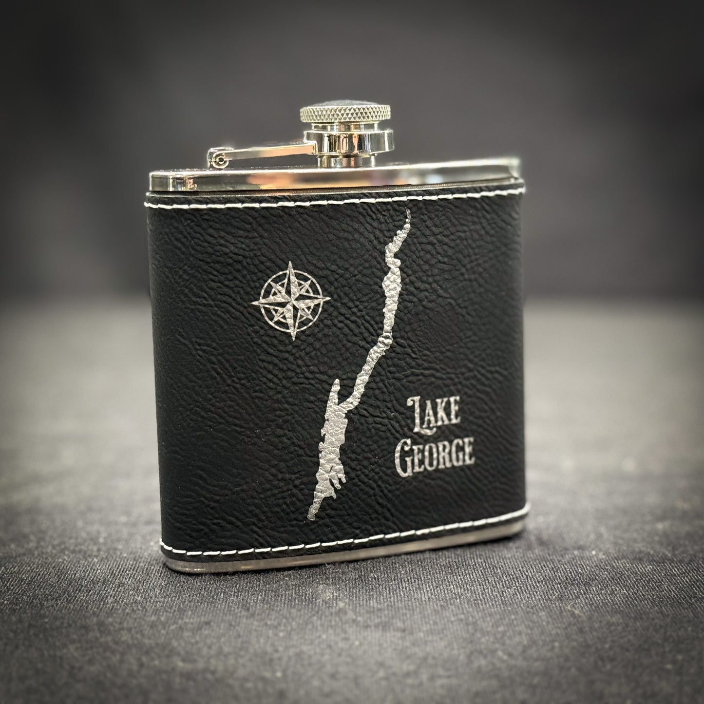 Make My Lake Custom 6 oz Flask