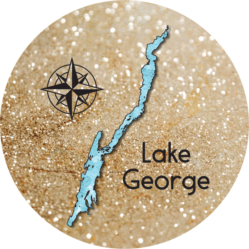 Lake George New York Hardboard Ornament