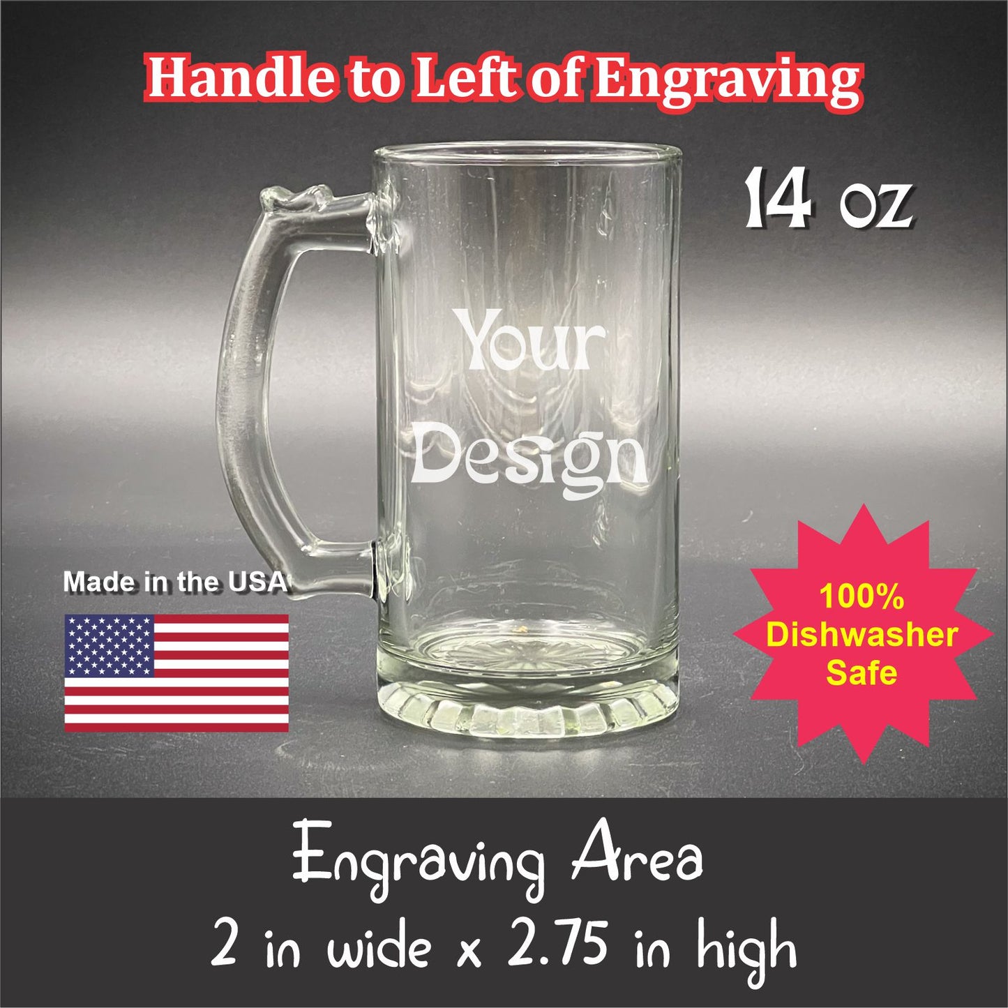 Get a Quote - 14 oz Handled Mug