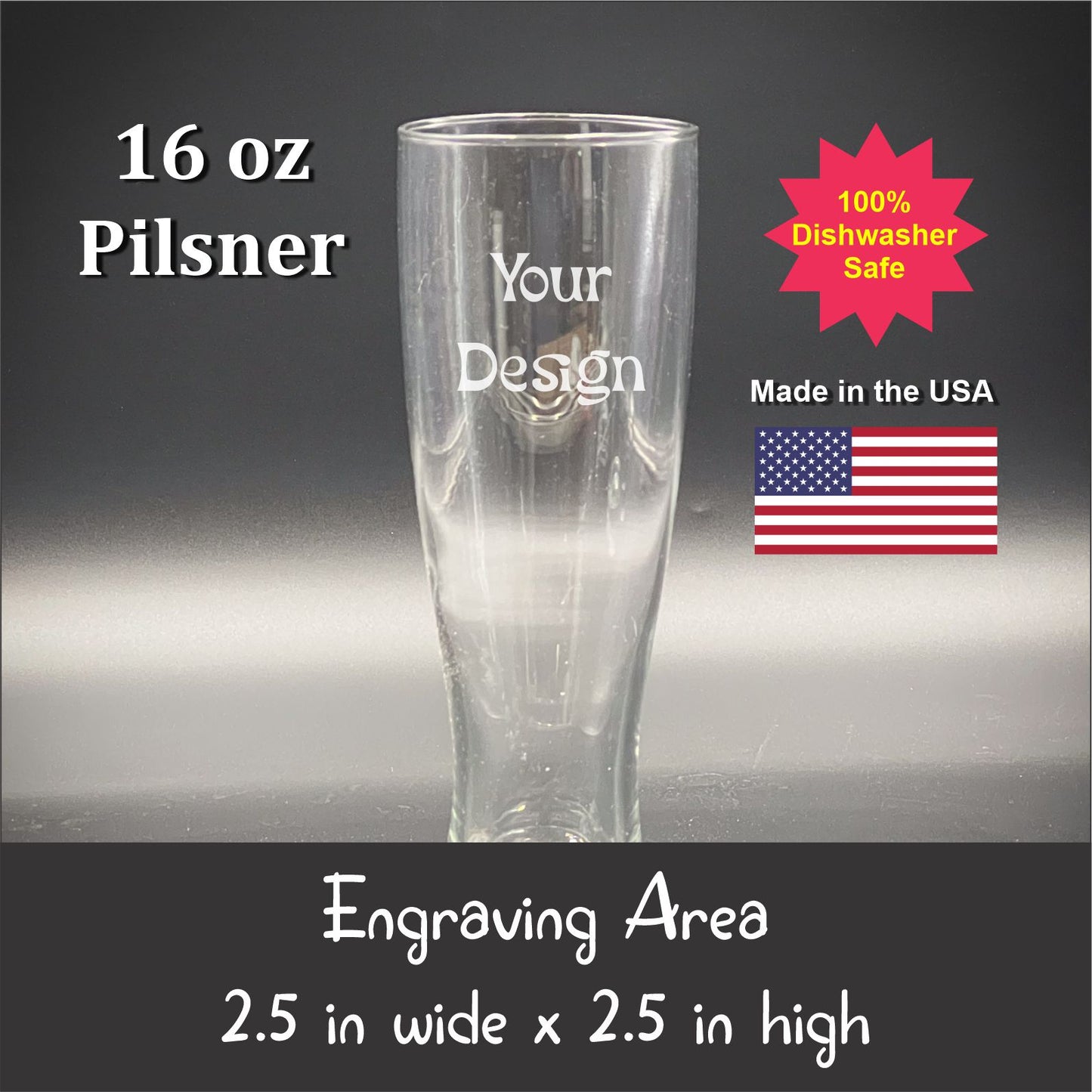 Get a Quote - 16 oz Pilsner Glass