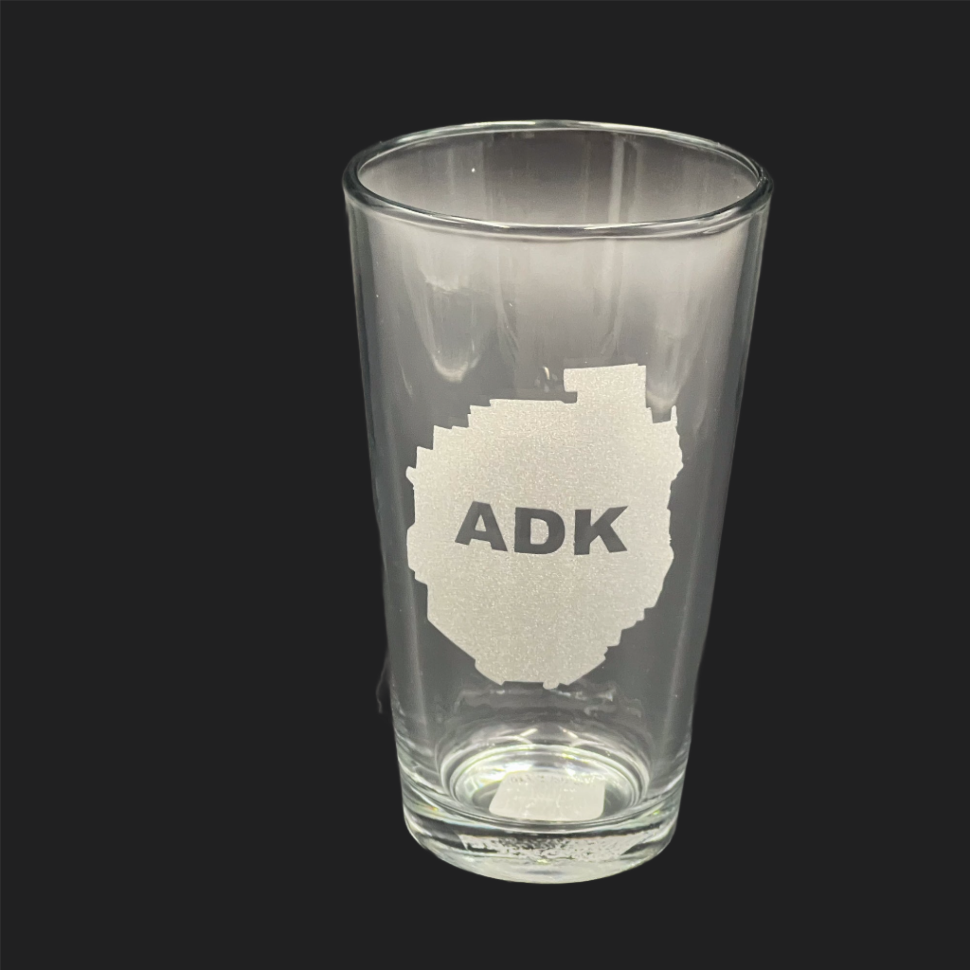 Adirondack Park Blue Line - Laser Engraved Pint Glass
