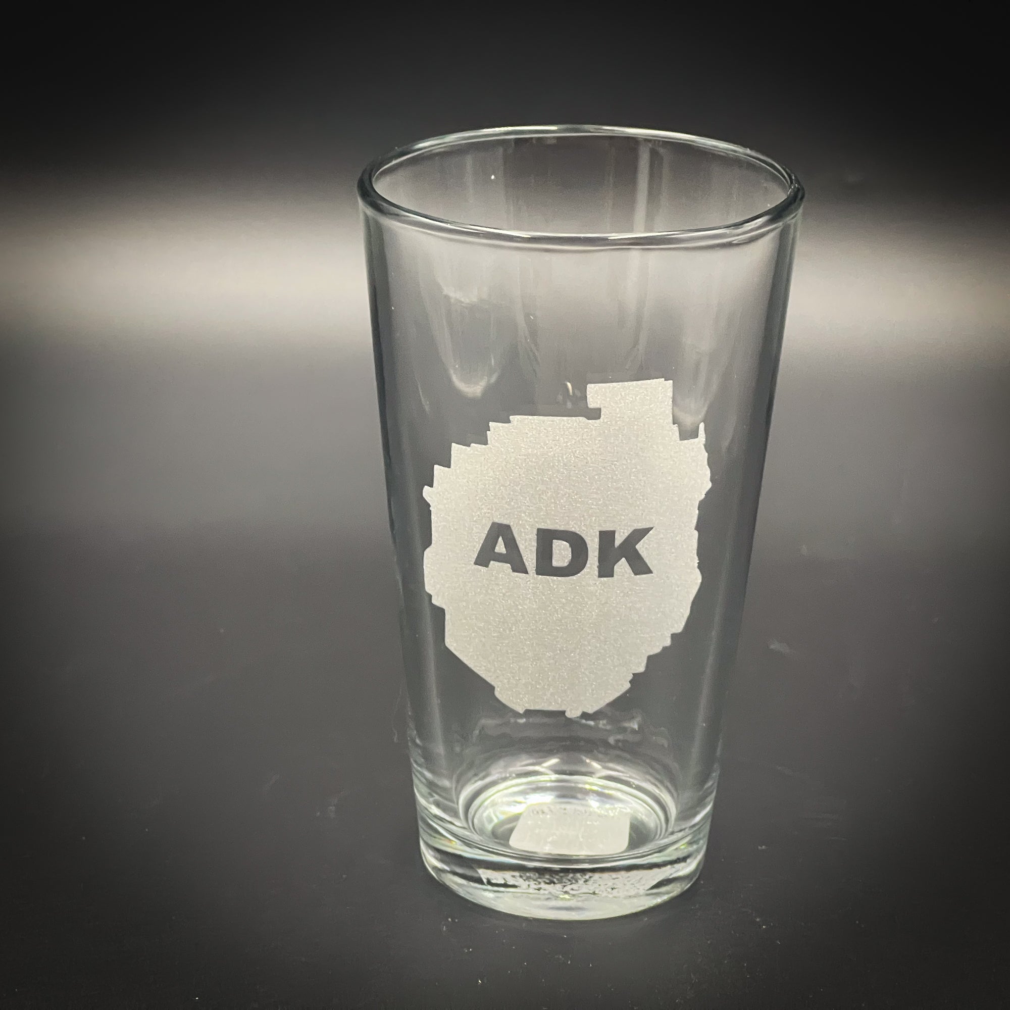 Adirondack Park Blue Line - Laser Engraved Pint Glass
