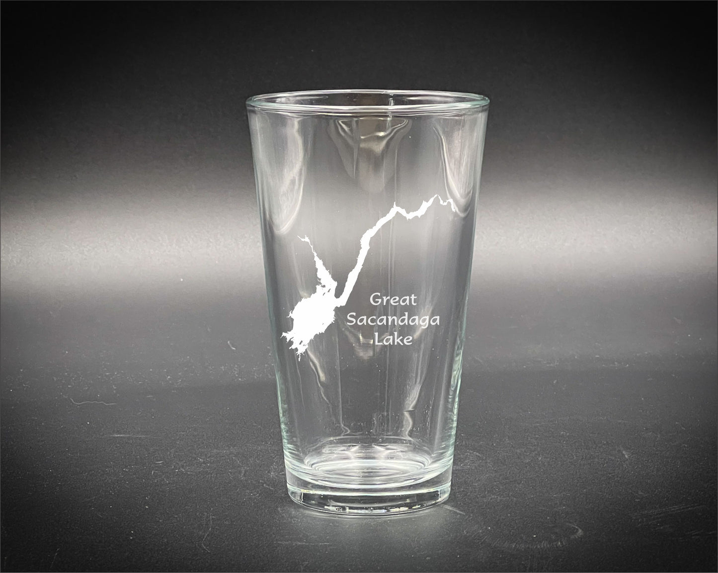 Great Sacandaga Lake Laser Engraved Glassware