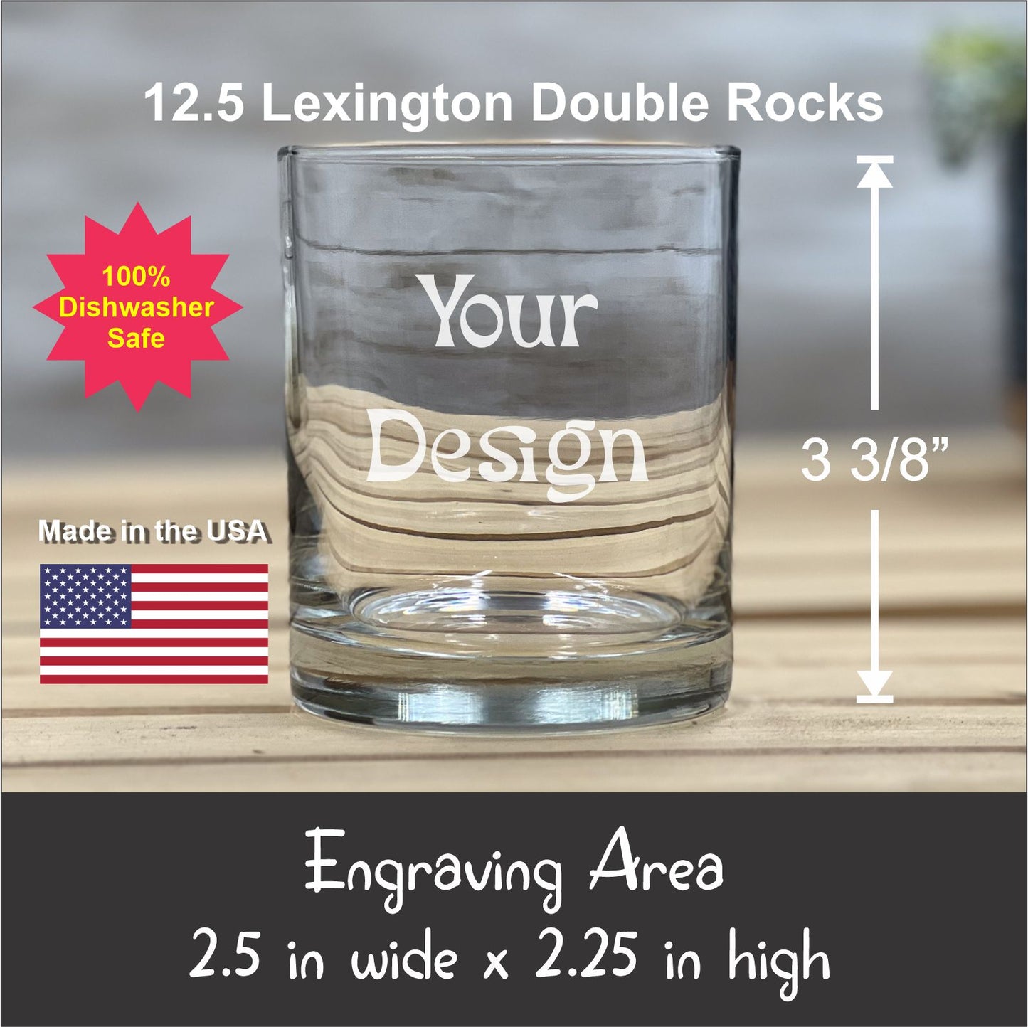 Get a Quote 12.25 oz Double Rocks Glass