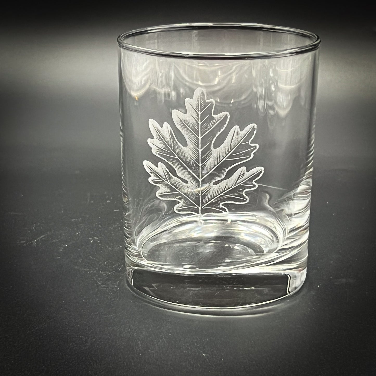 Oak Leaf Vintage Style 14 oz Double Old Fashioned