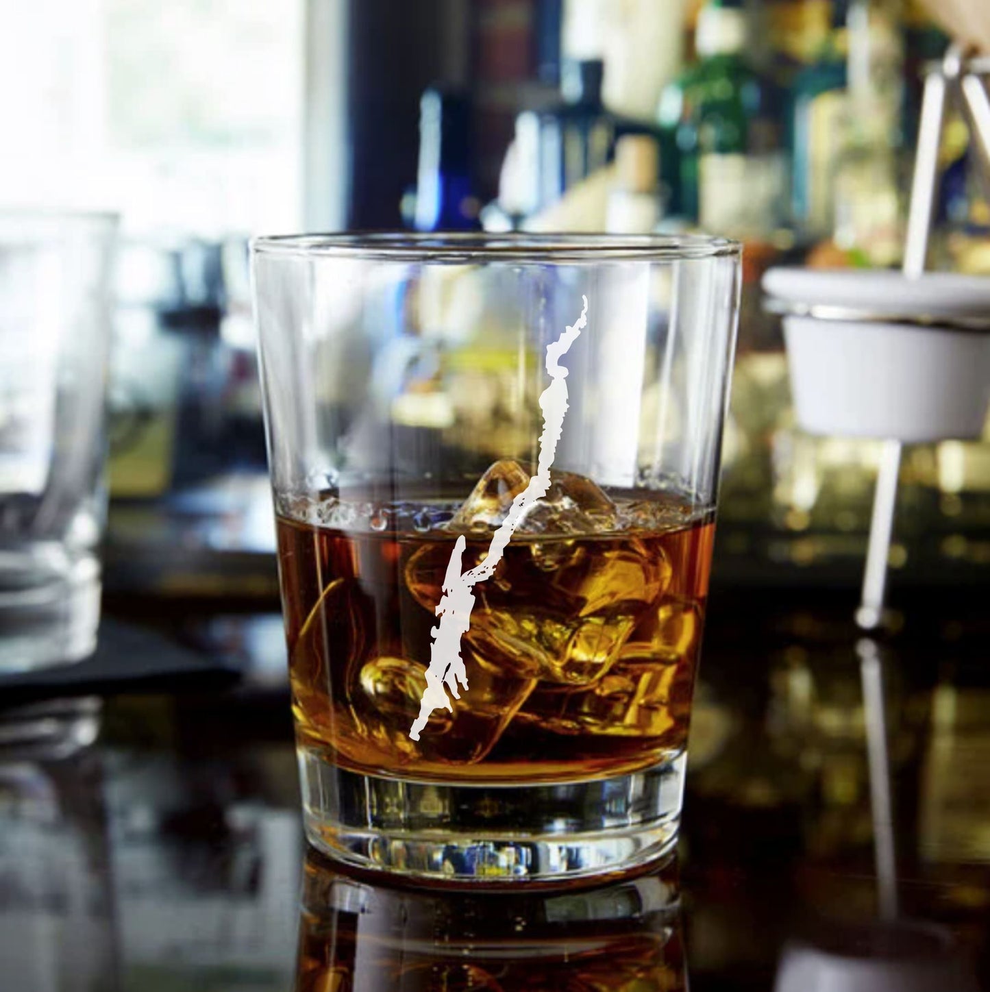 Lake George - 15 oz tapered Double Rocks Glass