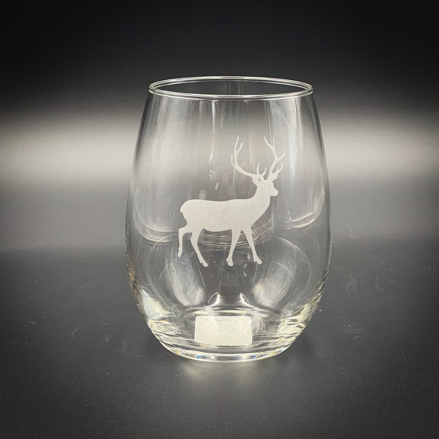 Deer - 15 oz Stemless Wine Glass