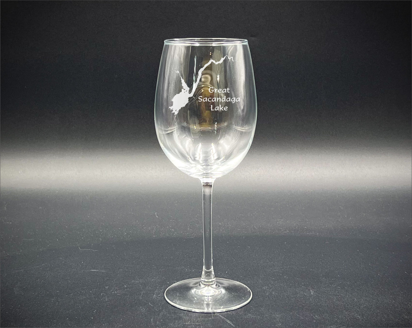 Make My Lake 16 oz Flora Stemmed Wine Glass