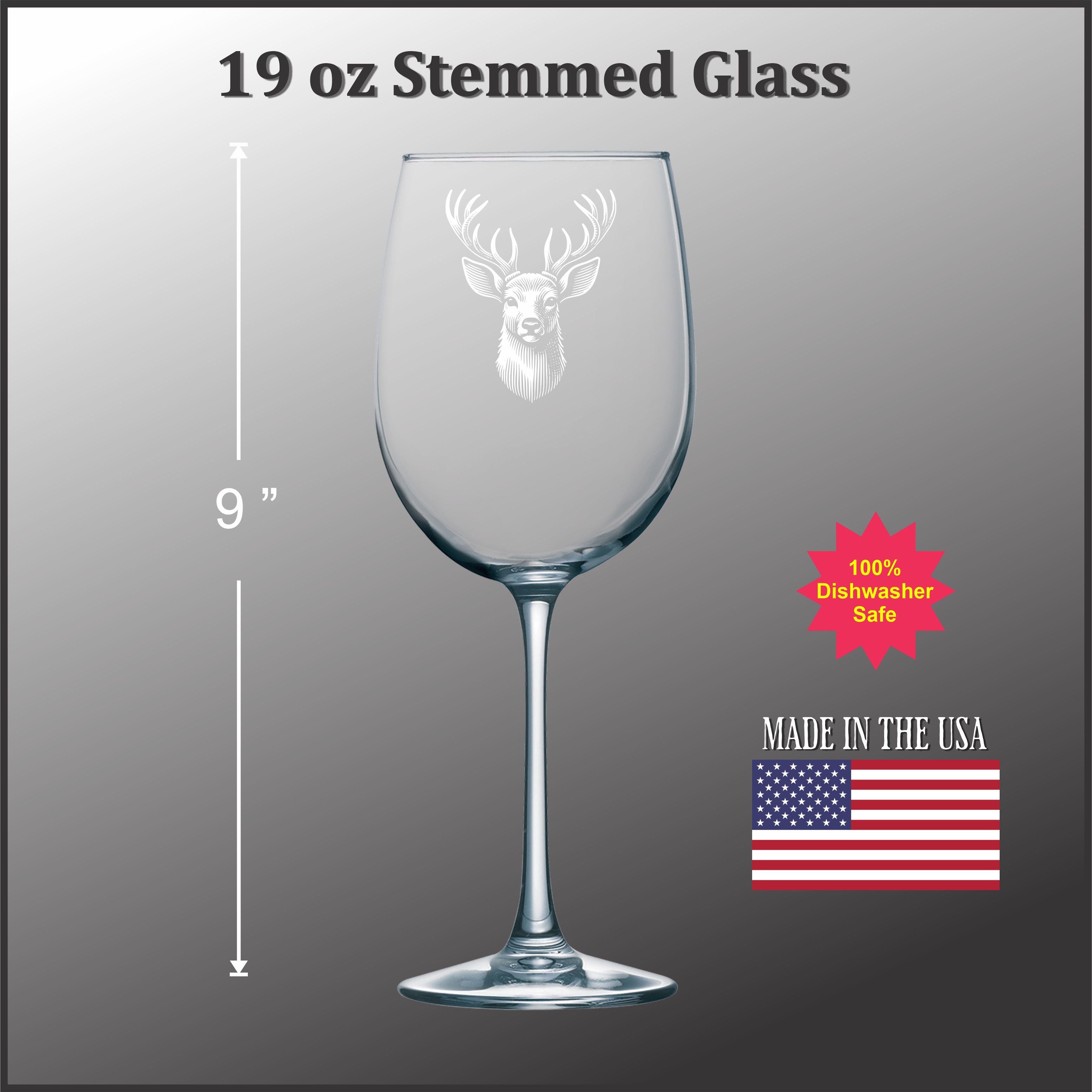 Stag - 19 oz Stemmed Wine Glass
