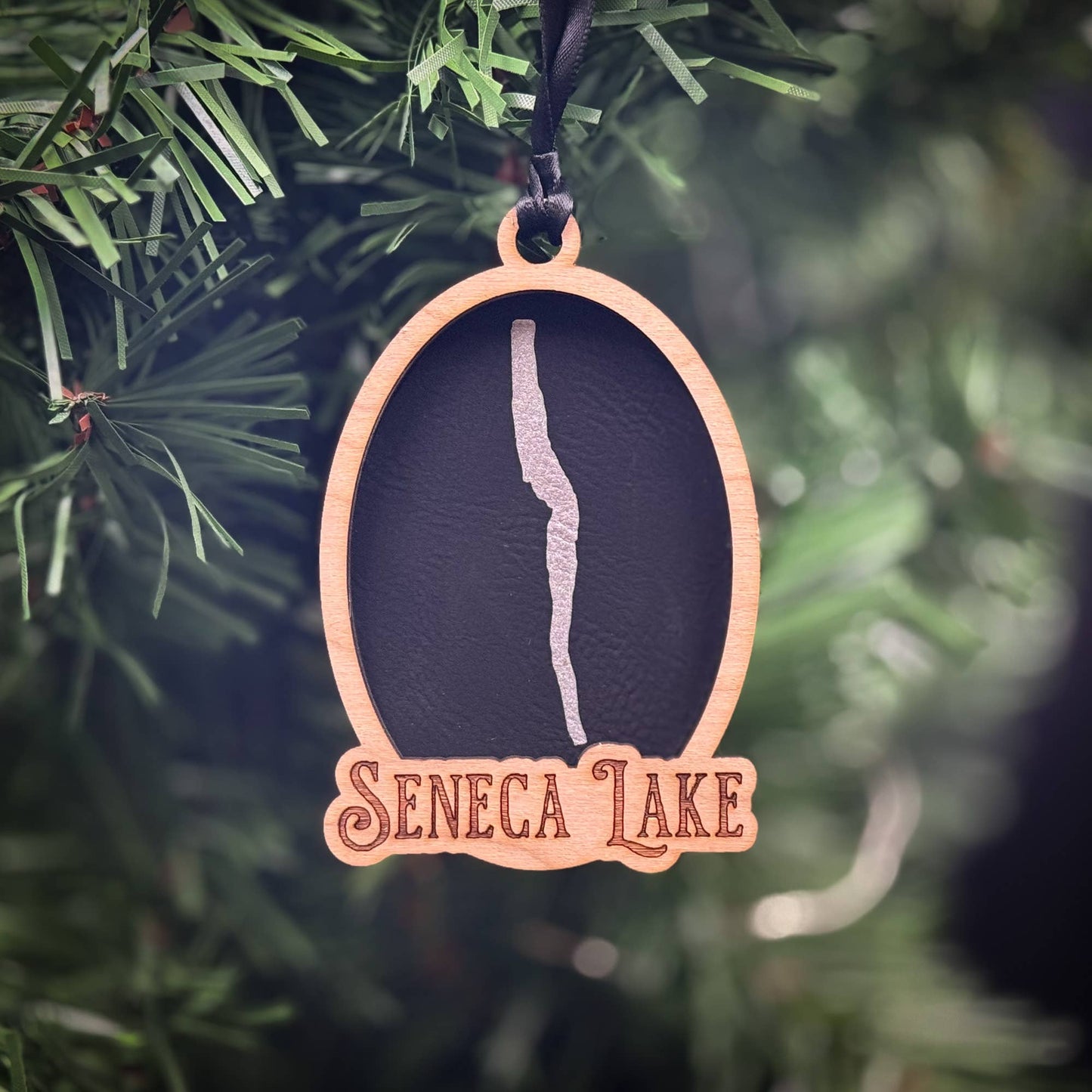 Make My Lake Wood Ornament Round 3 Layered