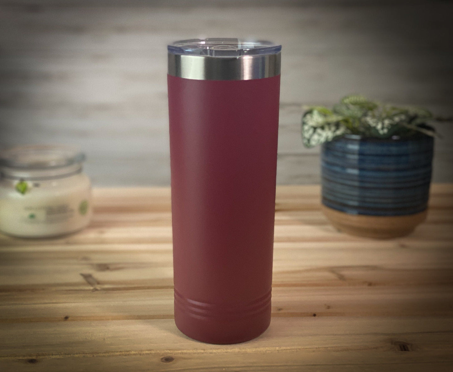 Blue Mountain Lake 22 oz Insulated Skinny Tumbler