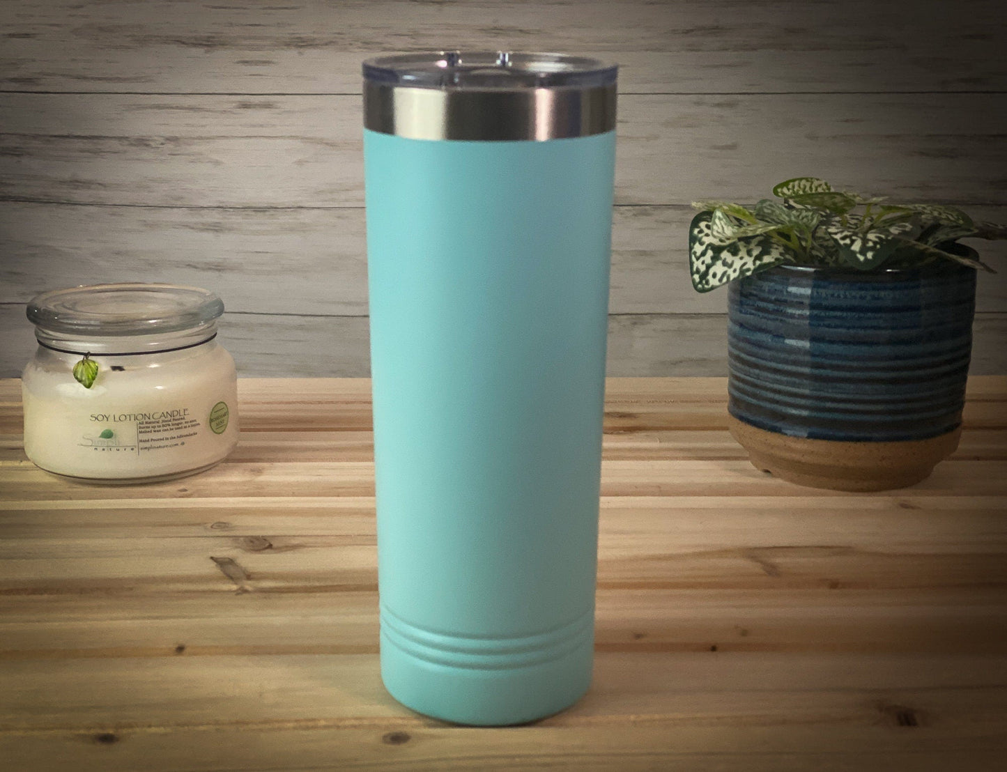 Blue Mountain Lake 22 oz Insulated Skinny Tumbler