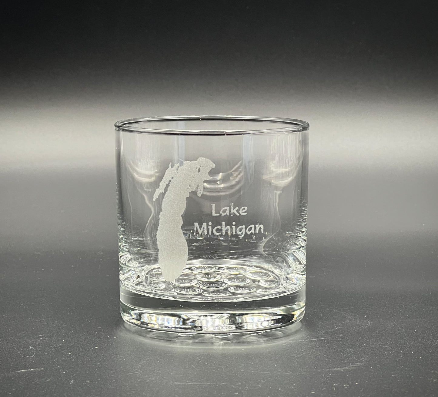 Lake Michigan - Etched 10.25 oz Rocks Glass