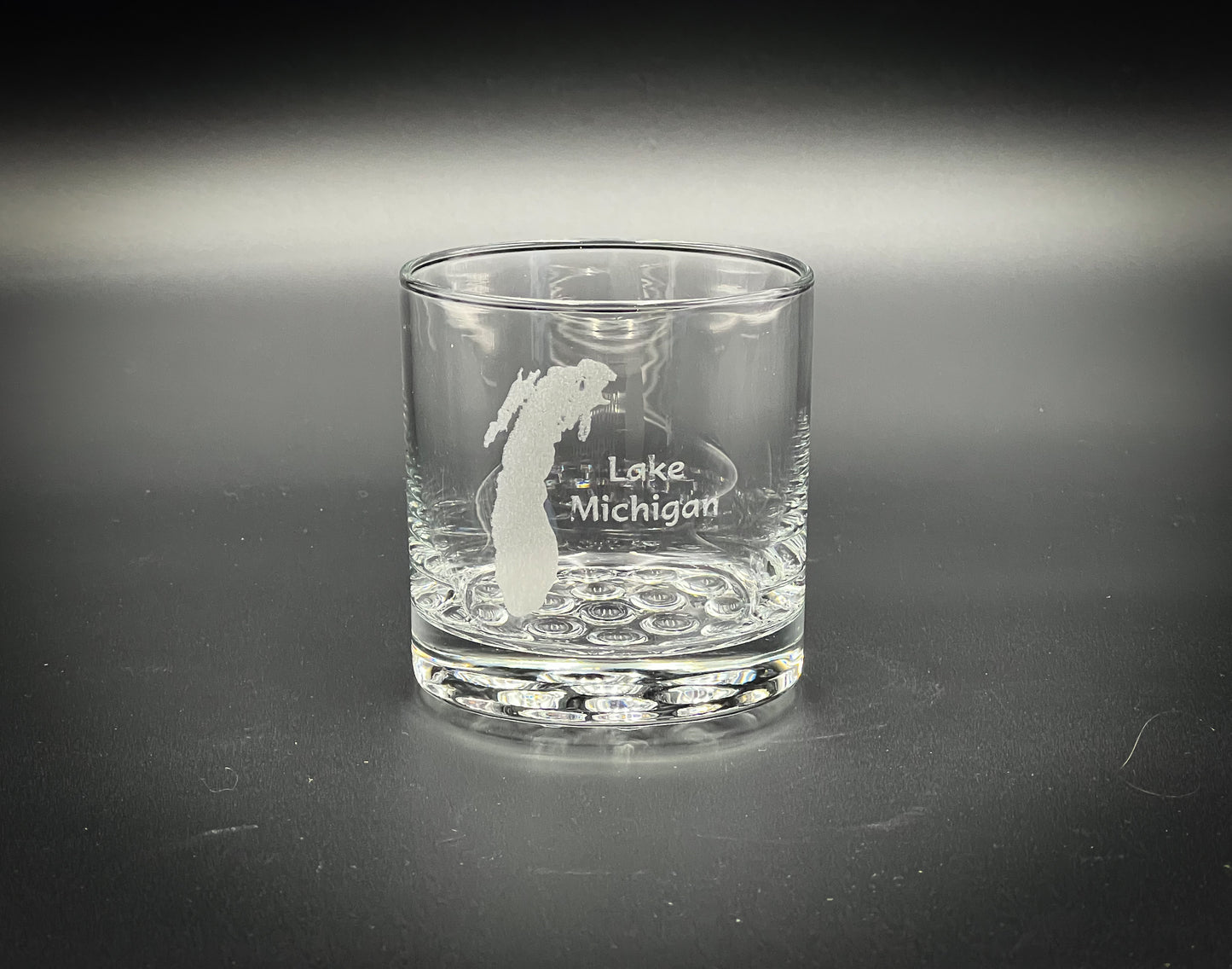 Lake Michigan - Etched 10.25 oz Rocks Glass
