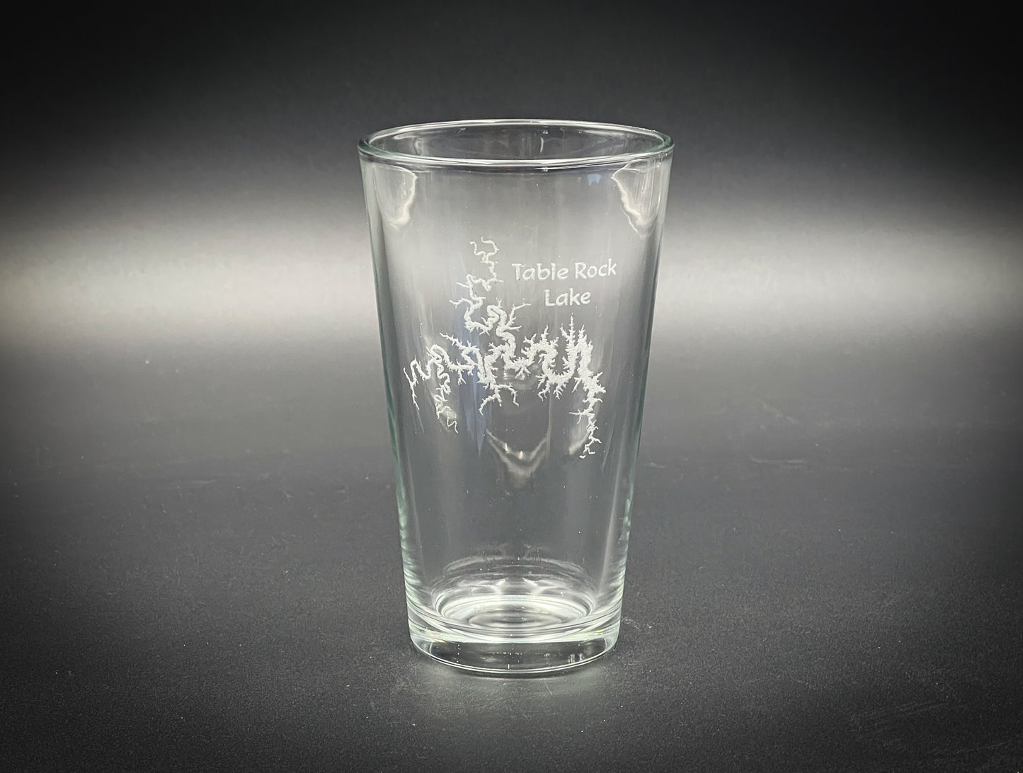 Table Rock Lake Missouri - Laser engraved pint glass