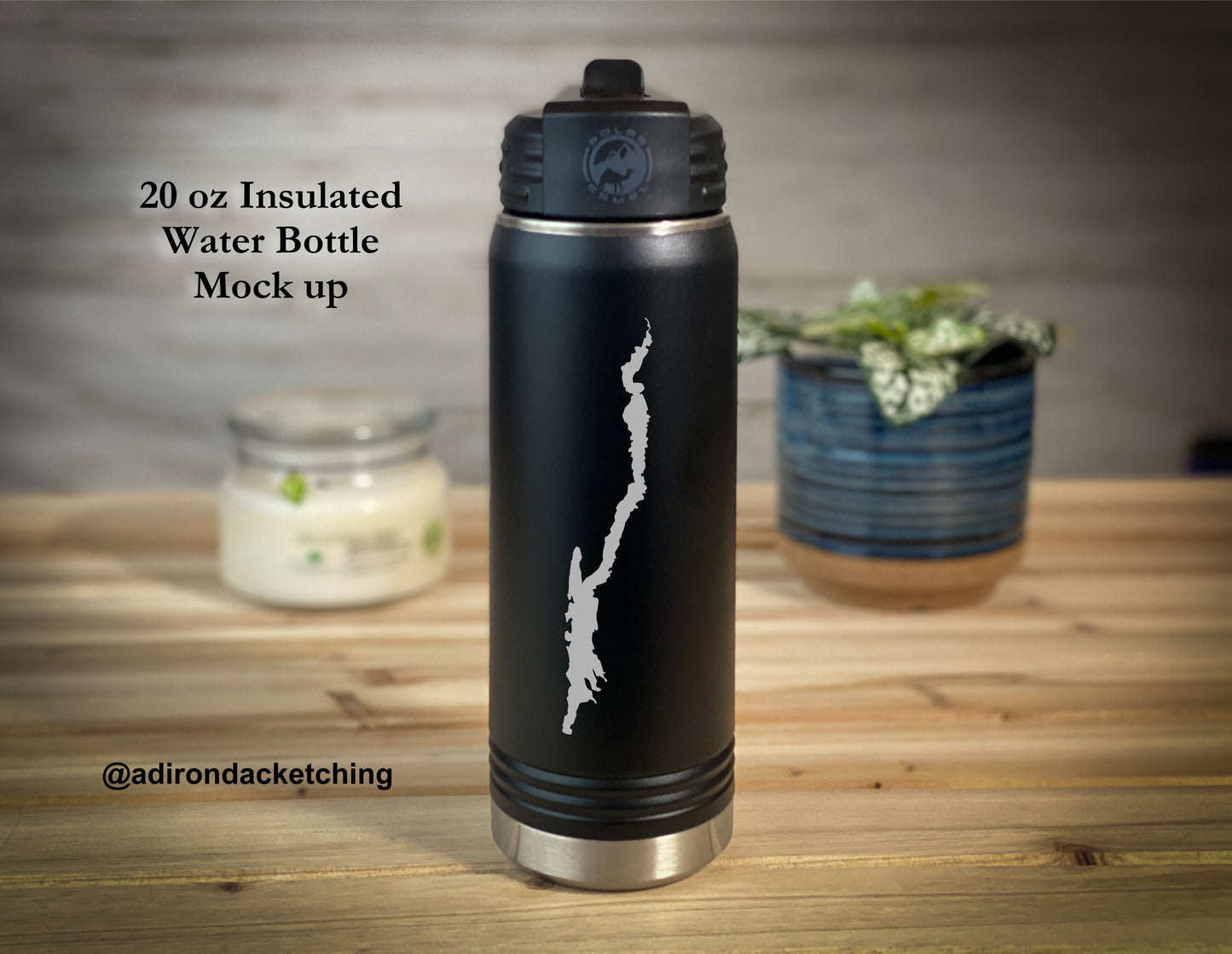Lake George - 20 oz Insulated Water Bottle