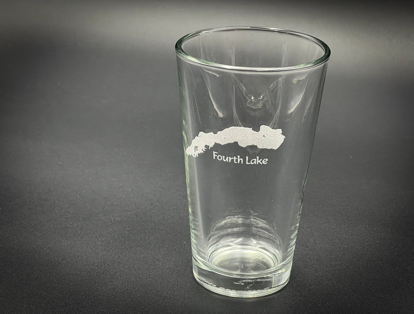 Fourth Lake New York Pint glass