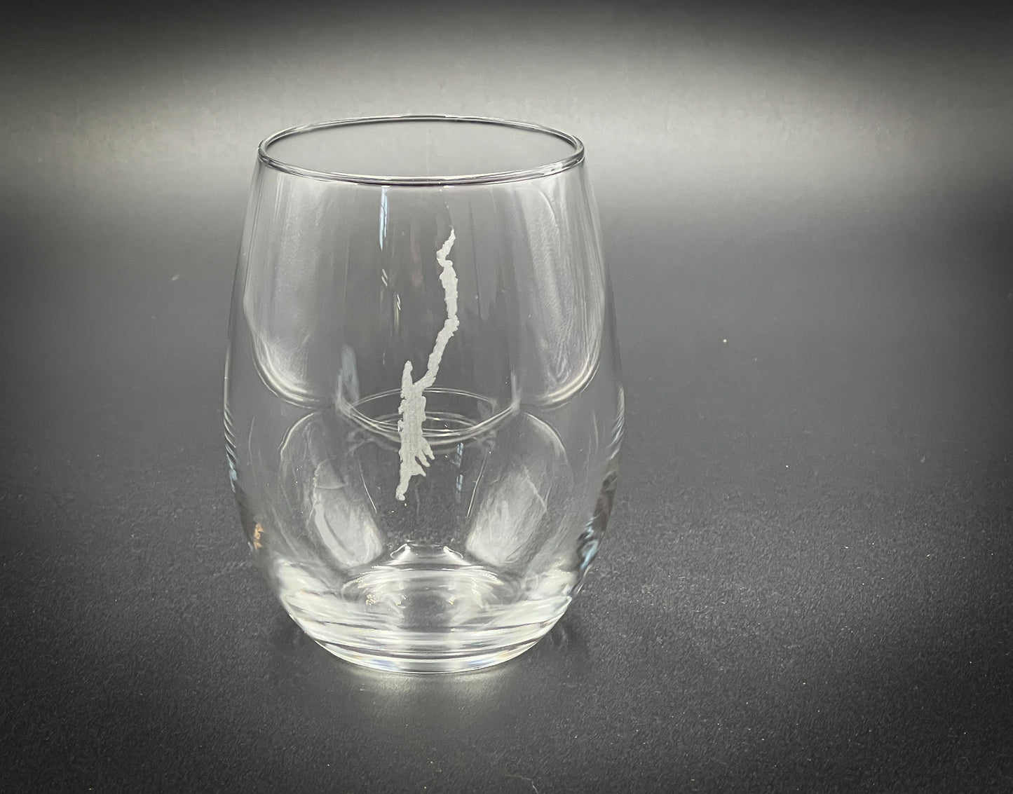 Lake George New York 21 oz Stemless Wine Glass