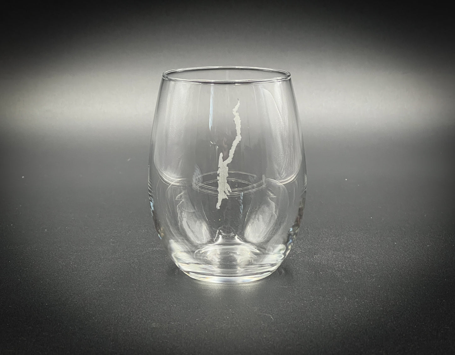 Lake George New York 21 oz Stemless Wine Glass