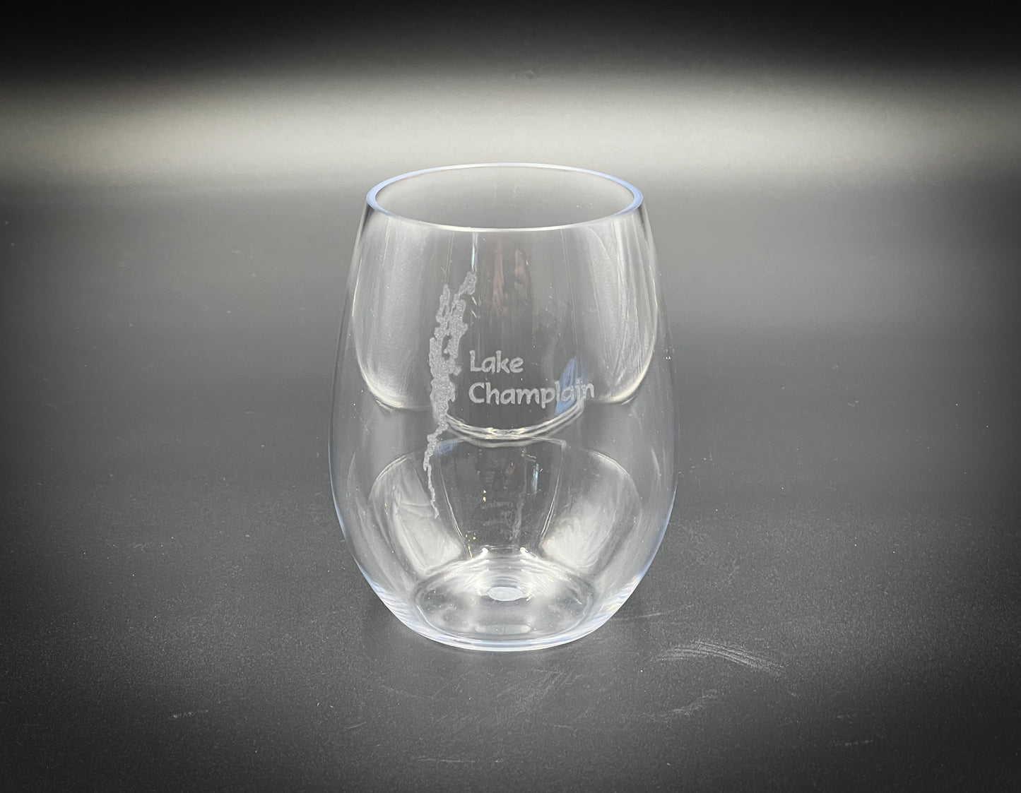 Make My Lake 15 oz stemless Unbreakable Wine Glass