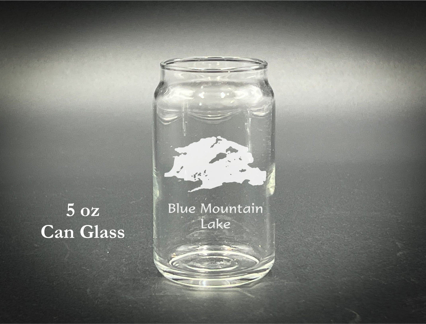 Blue Mountain Lake - 5 oz Taster Can Glass