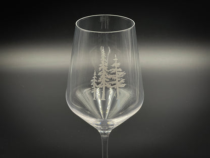 Trees Stolzle  Crystal Stemmed Wine 17.25 oz