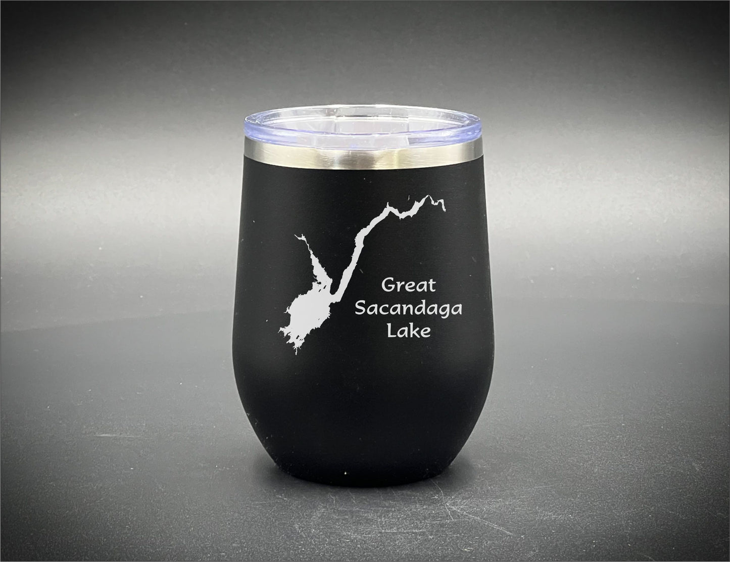 Great Sacandaga Lake 12 oz Insulated Stemless Wine