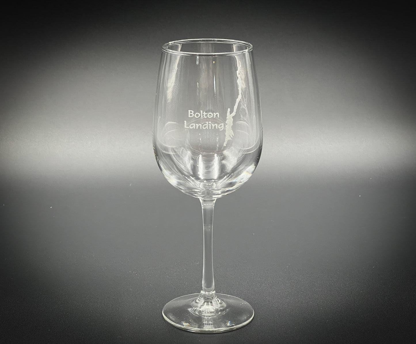 Lake George with Bolton Landing - 18.5 oz Stemmed Wine Glass