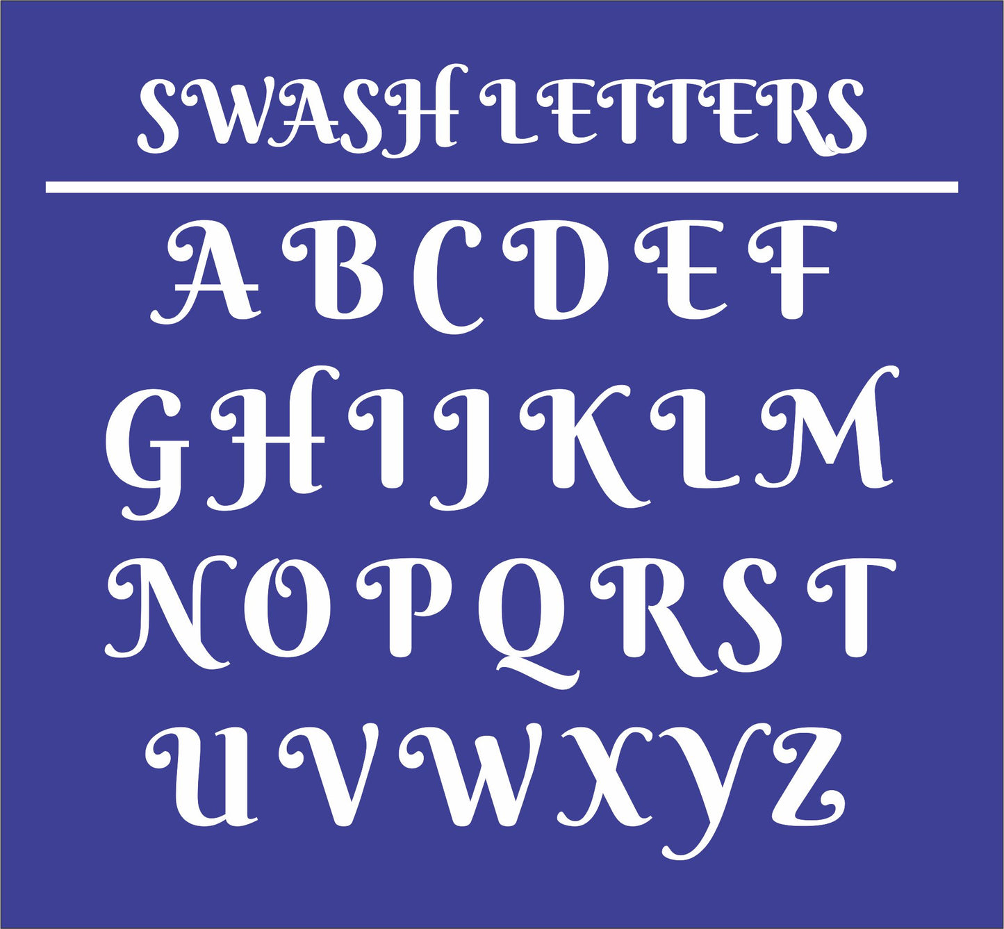 Swash Personalized Initial - 10.25 oz Rocks Glass