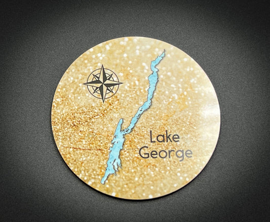 Lake George Suncity Collection Lake Coasters - Made in the U.S.A