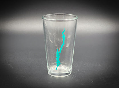 Lake George - Painted Single Color Pint glass