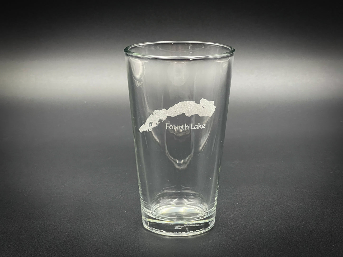 Fourth Lake New York Pint glass
