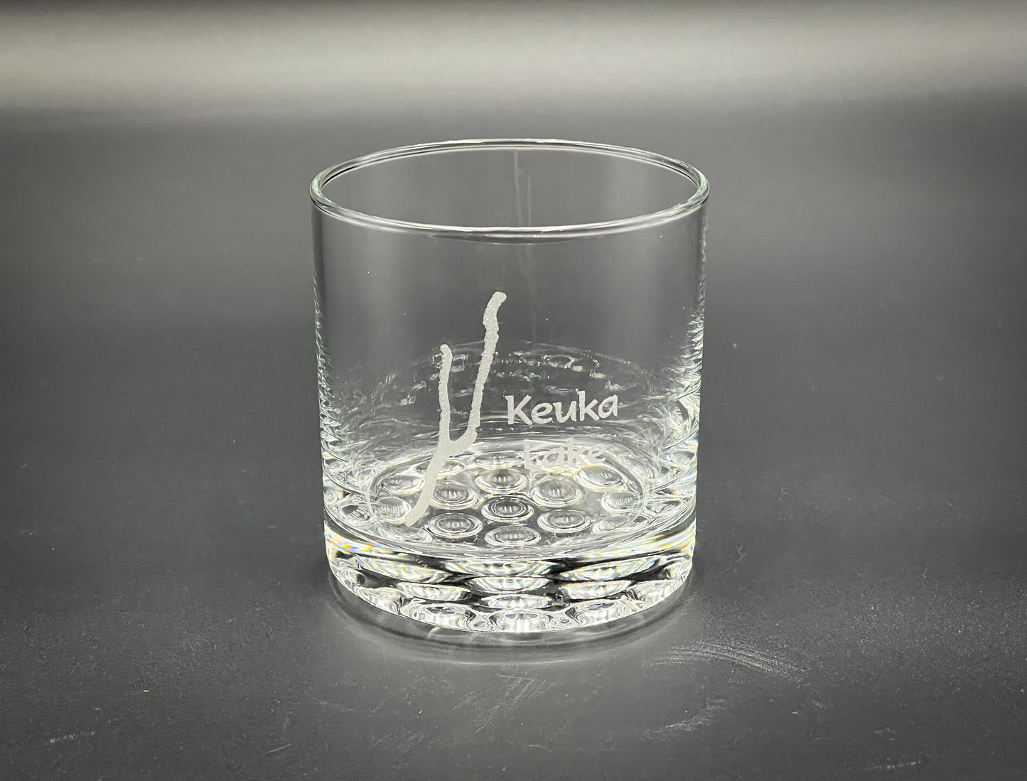 Keuka Lake New York Rocks Glass