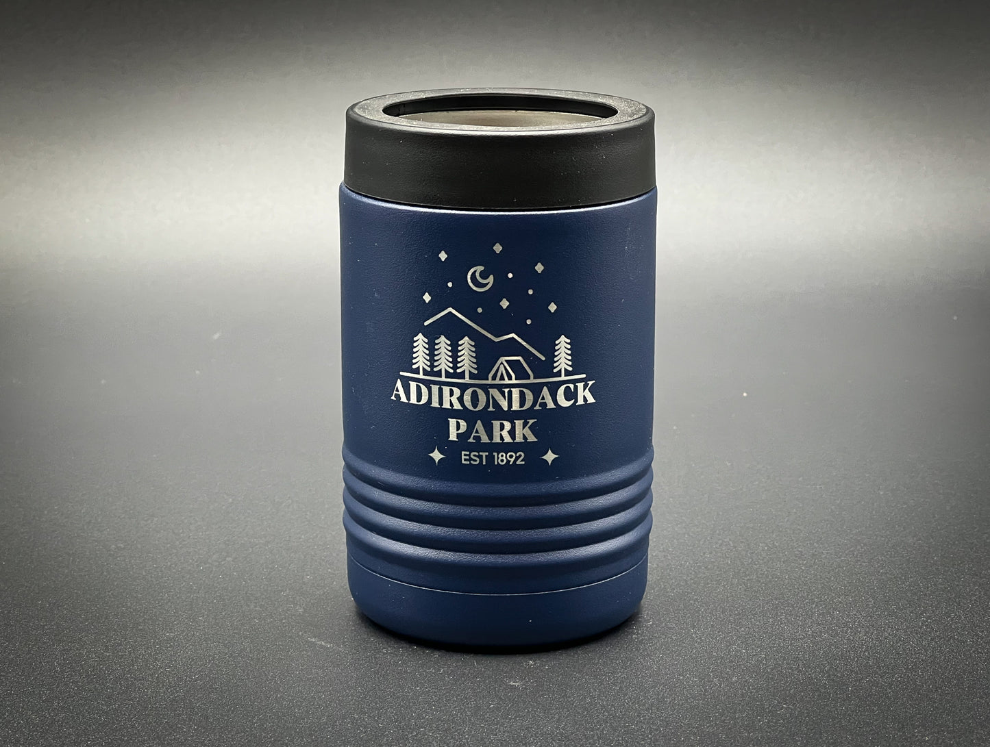 Night Camping Adirondack Park est. 1892 Insulated Can and Bottle Holder