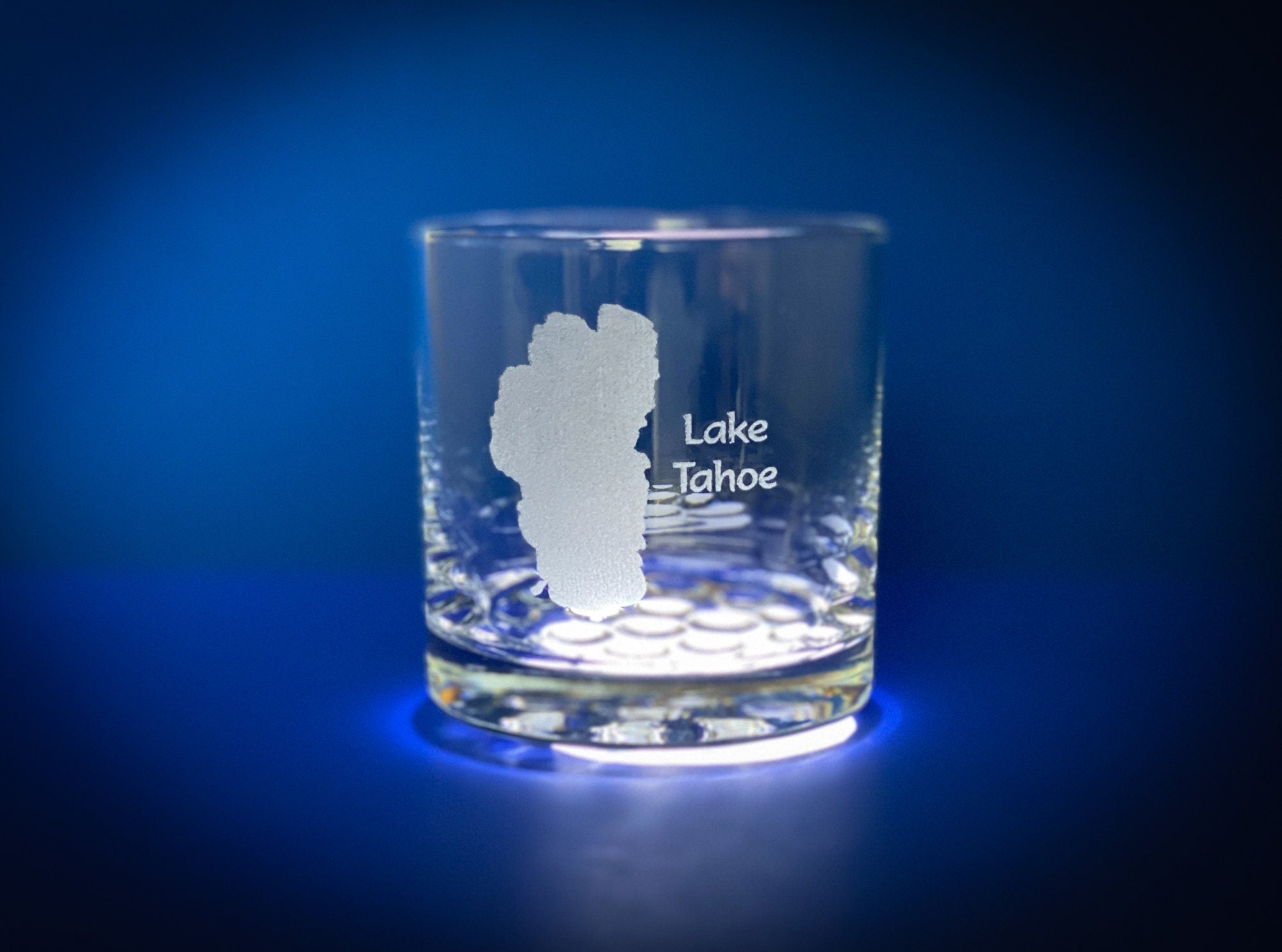 Make My Lake 10.25 oz Knob Rocks Glass