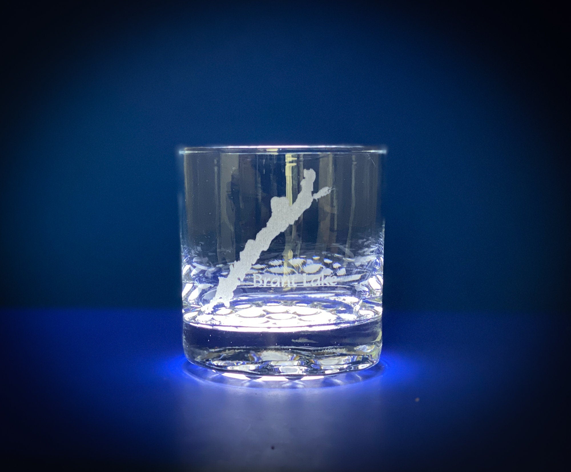 Make My Lake 10.25 oz Knob Rocks Glass