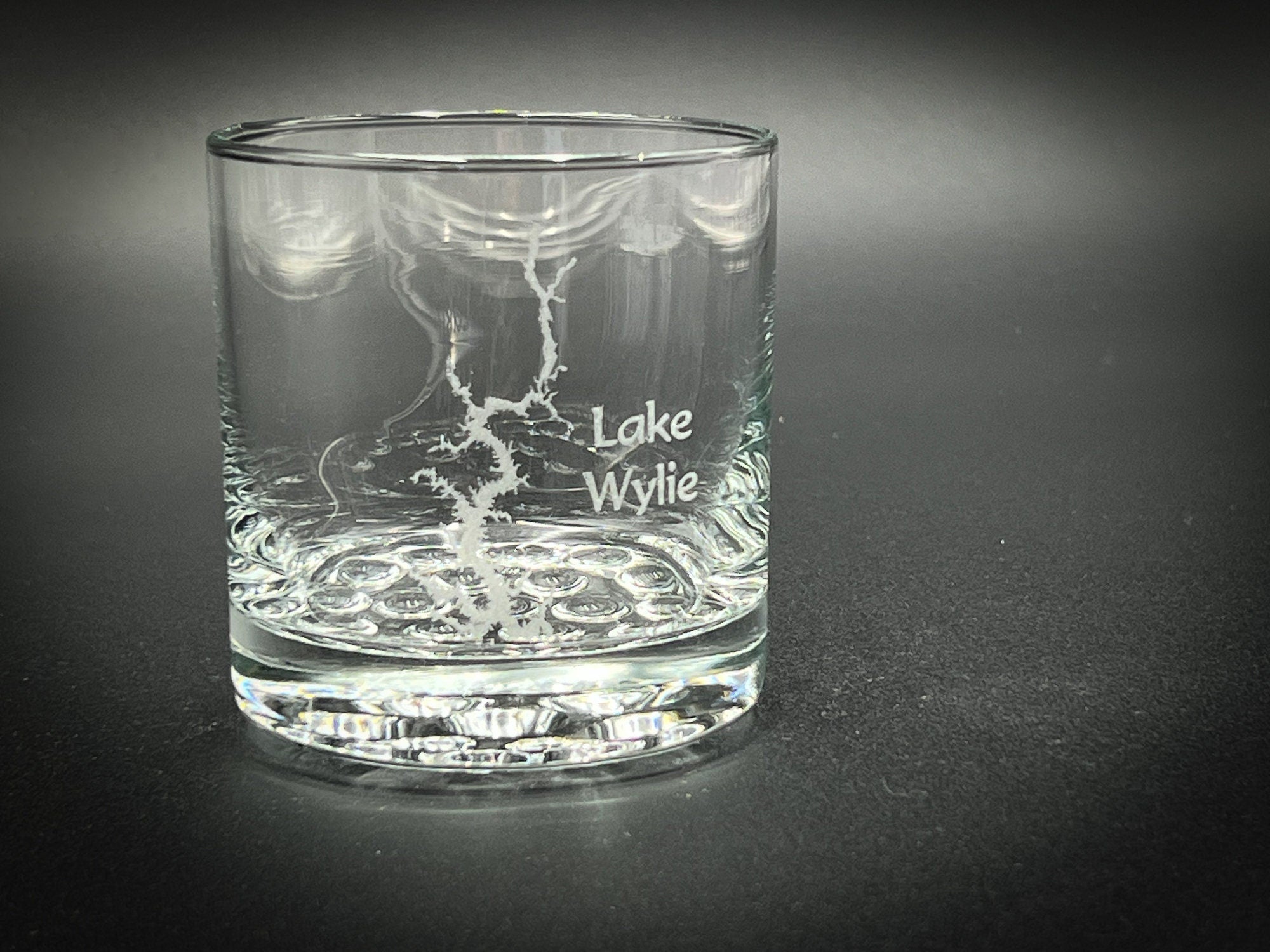 Lake Wylie - Lake Life - South Carolina - laser engraved whiskey glassware