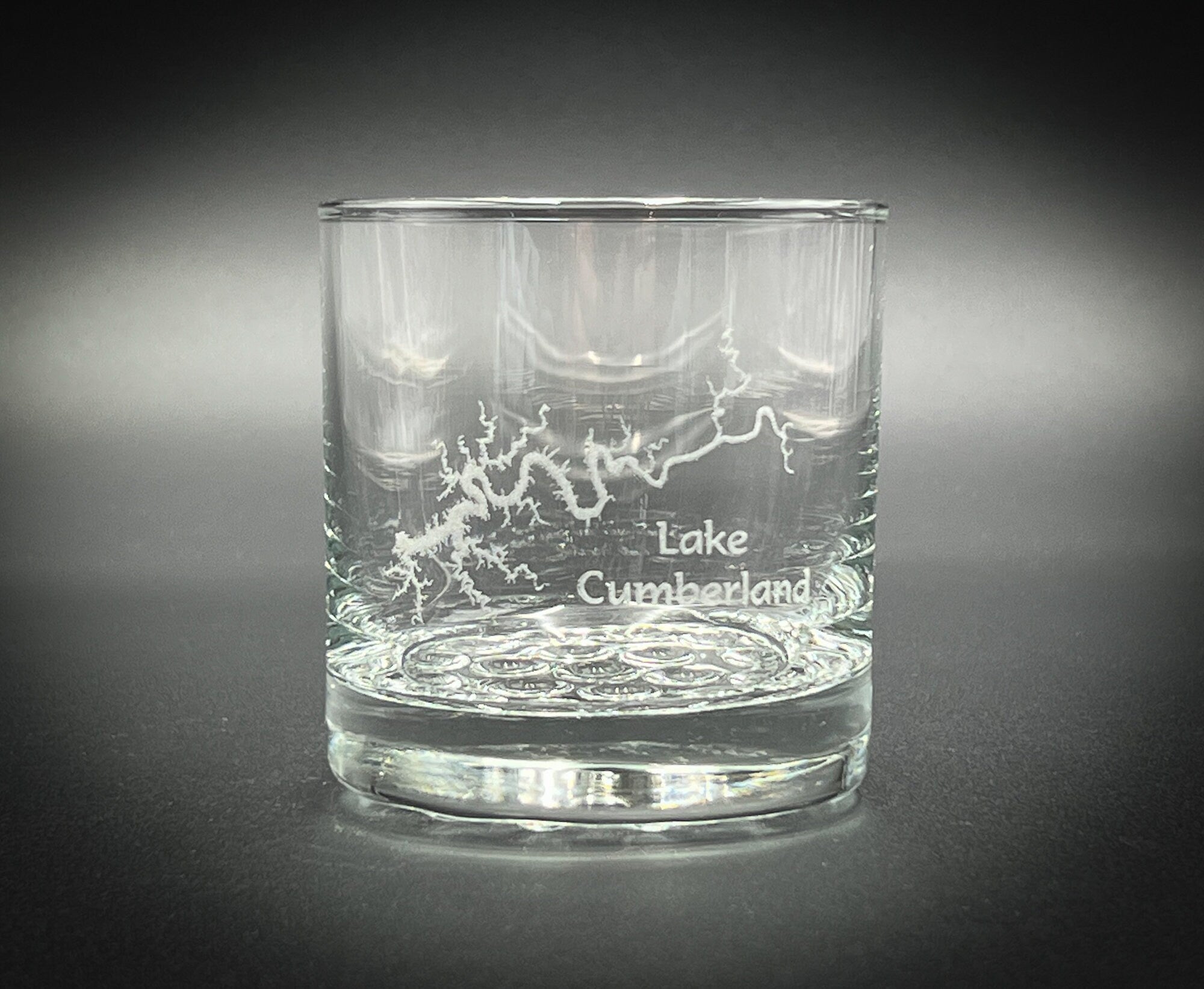 Lake Cumblerand Kentucky - Lake Life - Etched 10.25 oz Rocks Glass