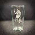 Odin Engraved Pint Glass - Durable Tempered Glass