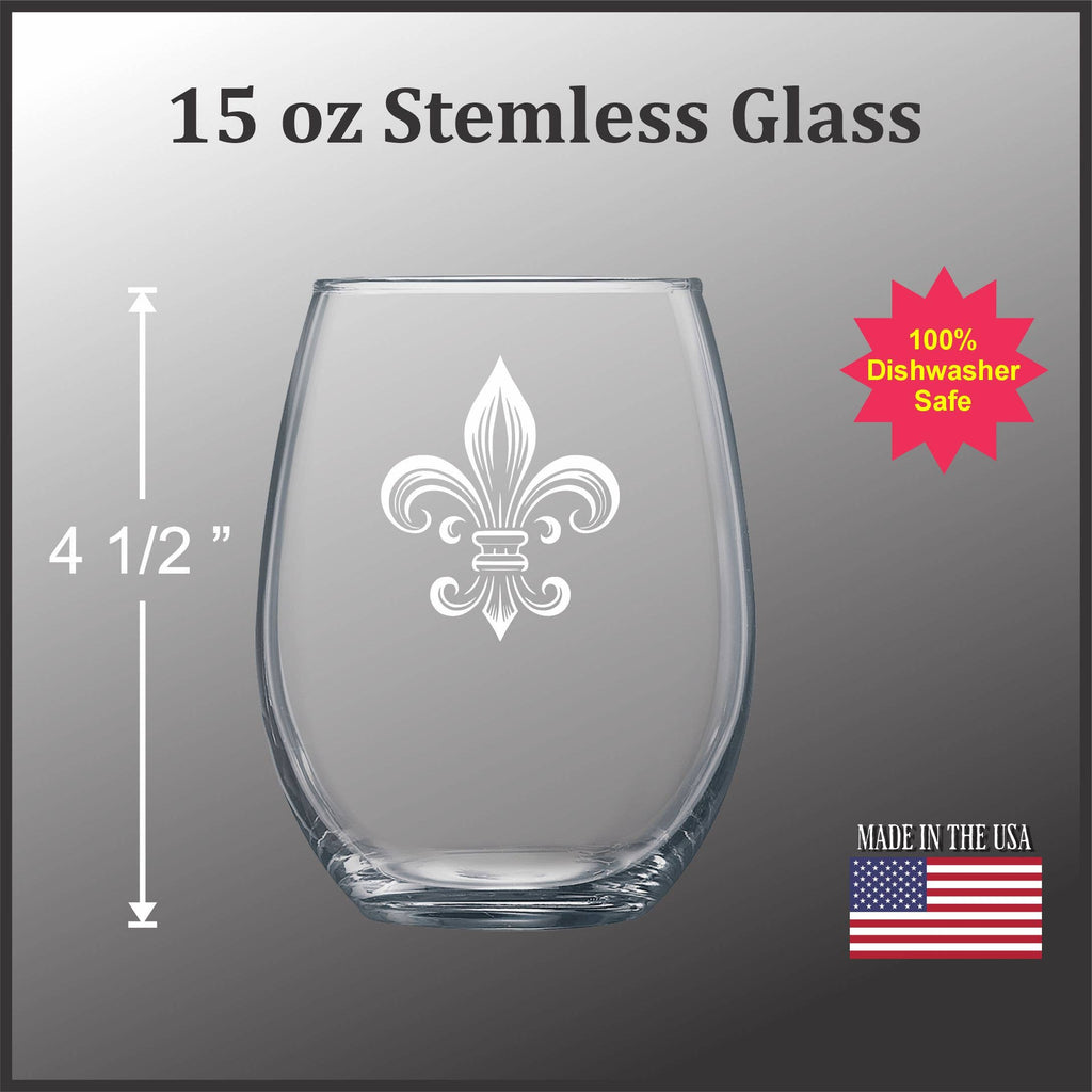 Fleur De Lis -  Glassware