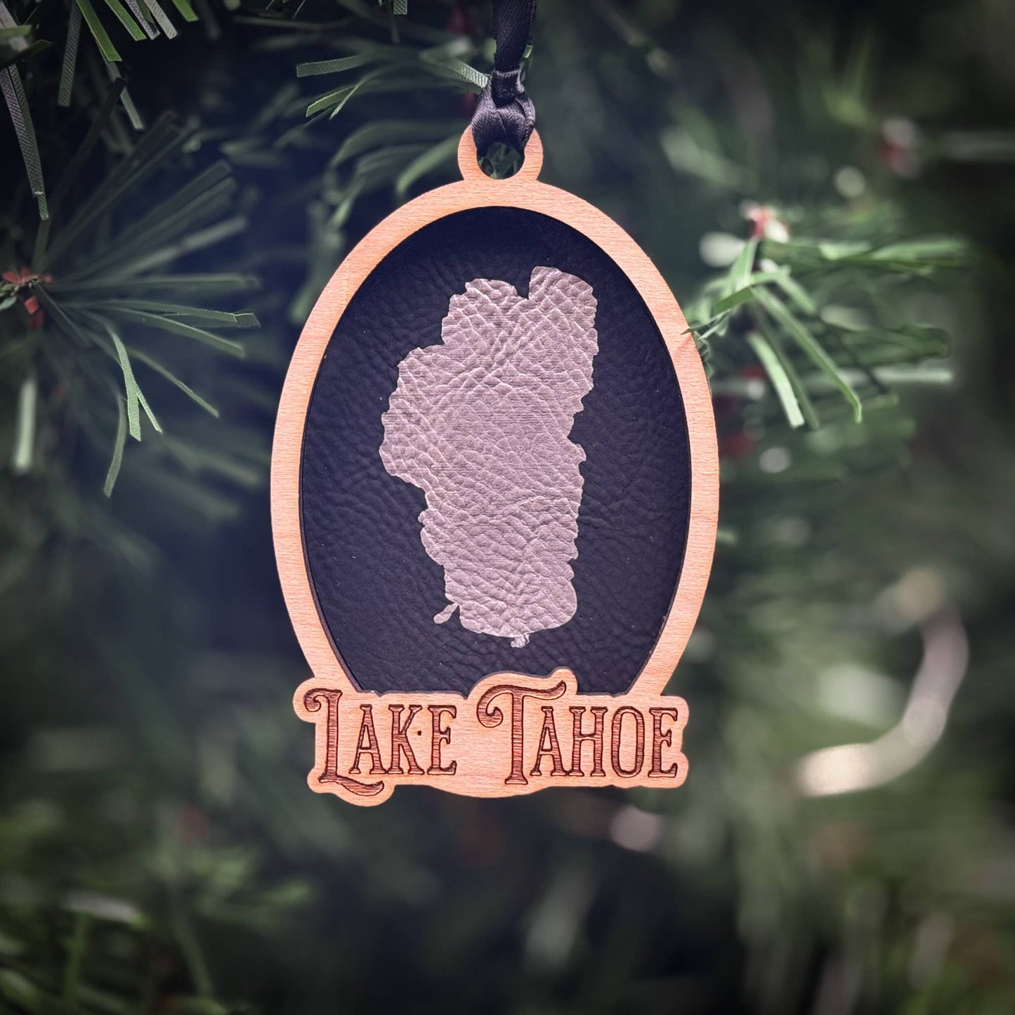 Make My Lake Wood Ornament Round 3 Layered