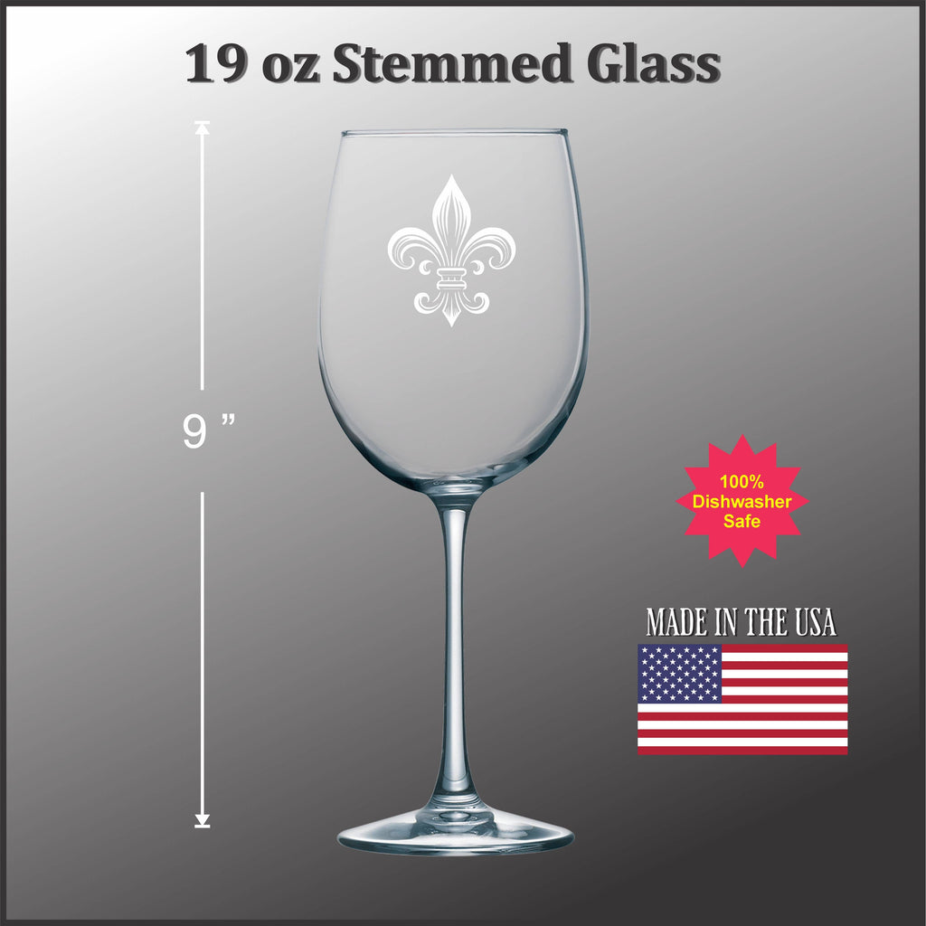Fleur De Lis -  Glassware