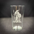 Freyja Engraved Pint Glass - Durable Glass