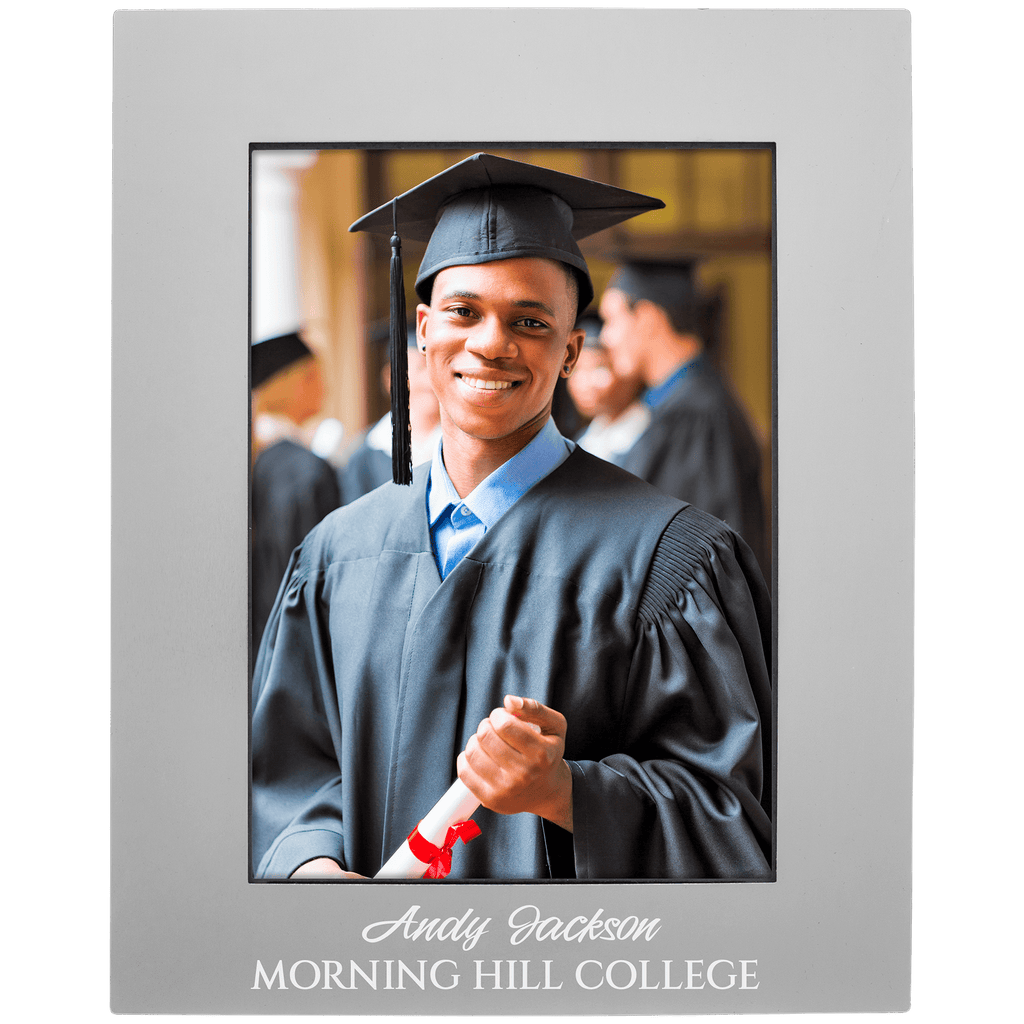 Gray 5" x 7" Aluminum Photo Frame