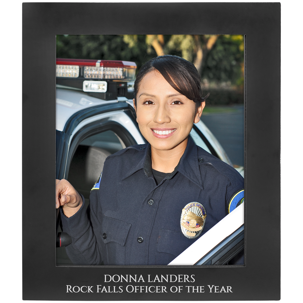Black 8" x 10" Aluminum Photo Frame